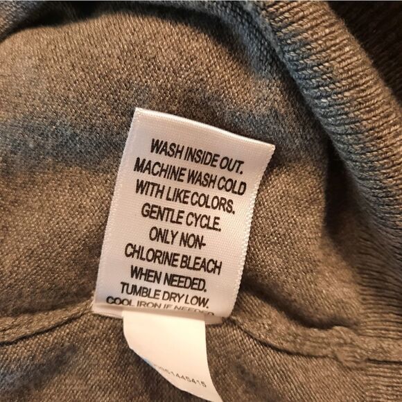 Apt 9 Sweater Turtleneck Grey - Picture 14 of 14